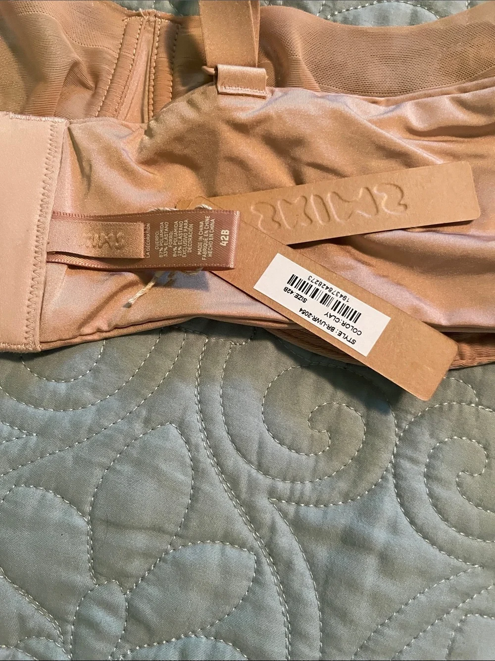 SKIMS Sheer Underwire Bra in Nude Blush - Picture 2 of 3